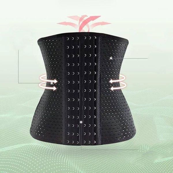 

women's t-shirt underbust corset waist cincher bustiers workout shape body belt plus size lingerie s-6xl bikini women vintage push, White
