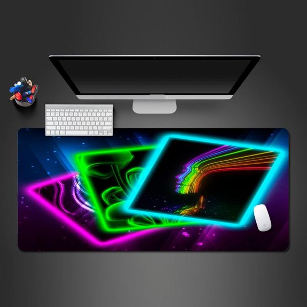 

mouse pads & wrist rests gorgeous color magic card 3d pad natural rubber wash durable large screen deskkeyboard game