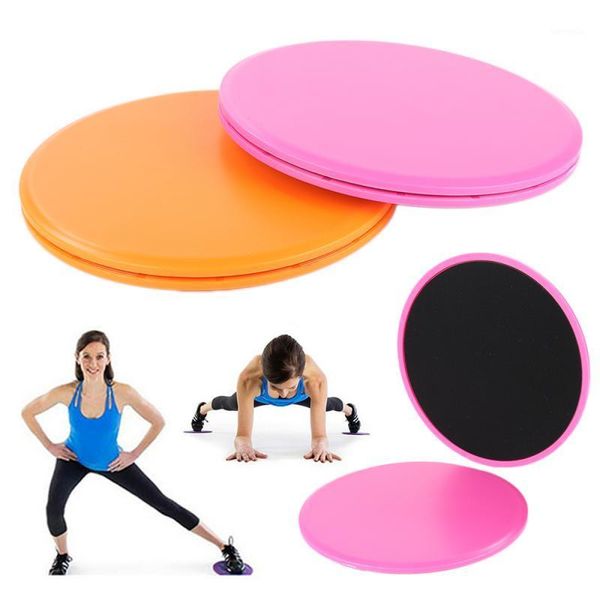Acessórios 2PCs Discos de deslizamento Slider Fitness Disc Ginástica Placa deslizante para treinamento abdominal de ioga Esporte esportivo ED ED