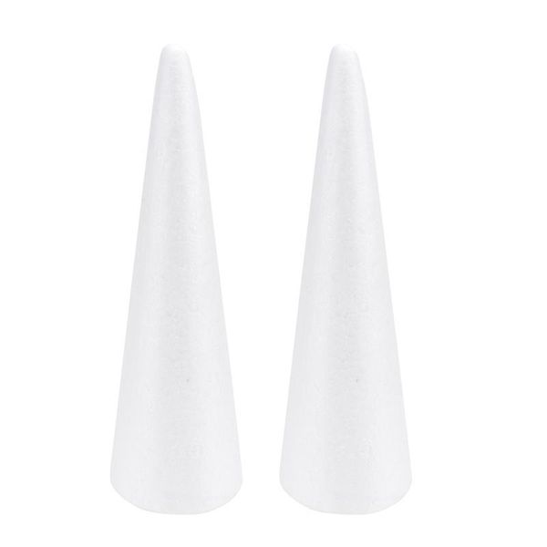 

party decoration 2pcs cone shape handmade children diy polystyrene