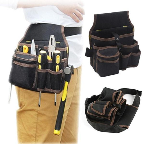 

car organizer storge bag multi-function electrician tool waist pocket pouch hardware kit nets