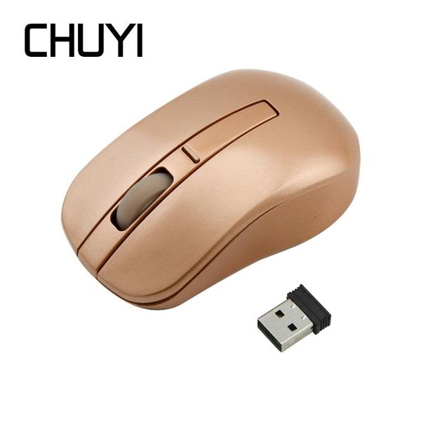 

chyi wireless mouse 2.4g usb optical gaming computer 800/1200/1600dpi four buttons for lapdesktop