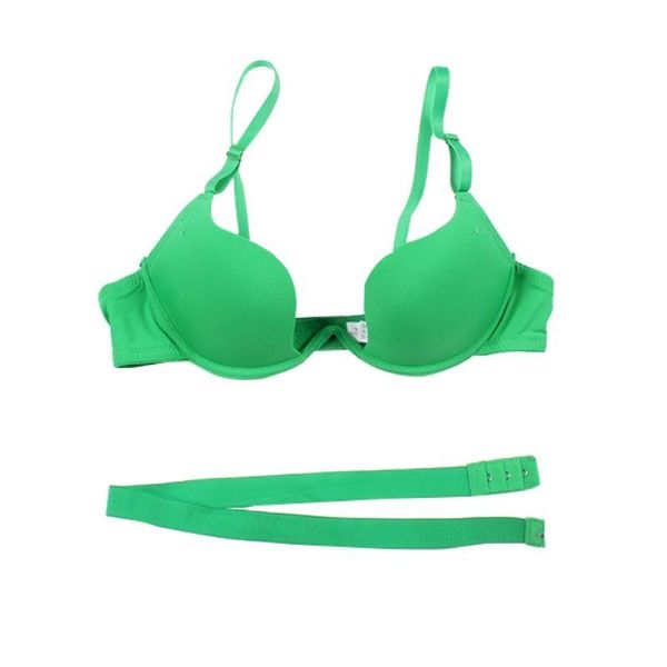 

bras 2021 w shape cups bra women super gathering bandage push up green blue red black bralette wireless adjustable