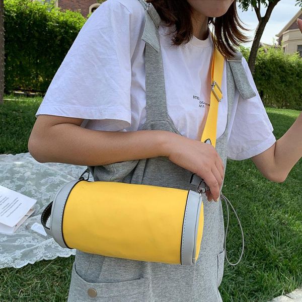 

shoulder bags nylon crossbody bag fashion bucket wild broadband woman handbags solid phone pack female purse