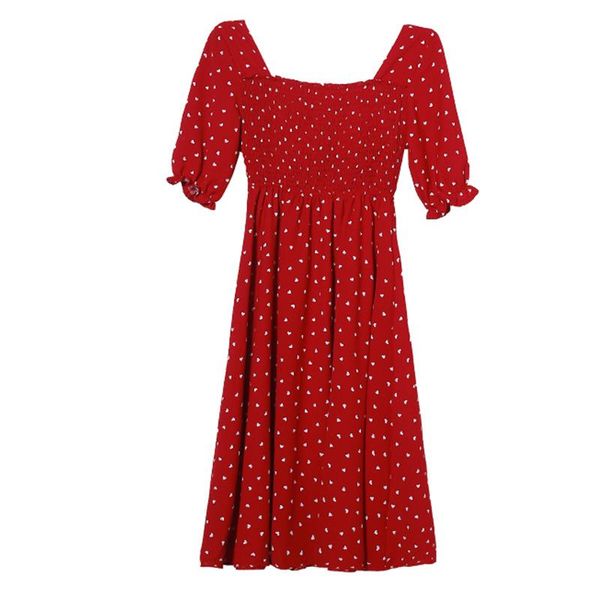 

elegant slim charming clothes for pregnant women wine red dot pregnancy summer korean fashion maternity long dress dresses, White