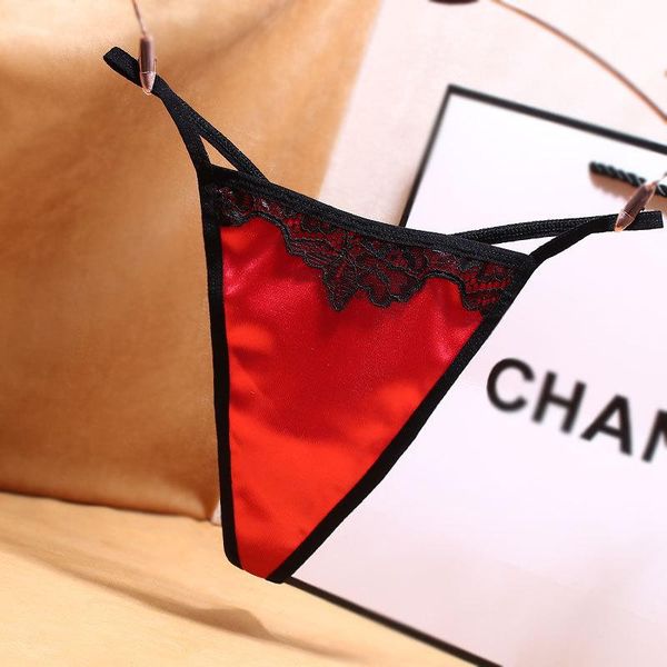 

women's panties aiiou t female underwear women thongs low rise g-string back micro underpants erotic costumes xxl, Black;pink