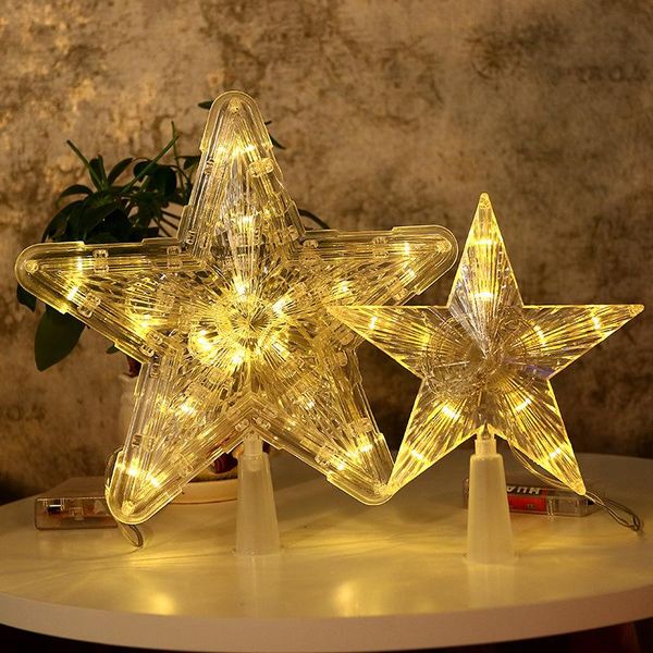 

strings led christmas tree light luminous star string battery box five-pointed decor lantern solarlight