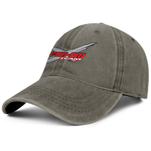 

stylish can-am logo denim baseball cap golf classic hats team can-am can-am team motorcycles, Blue;gray