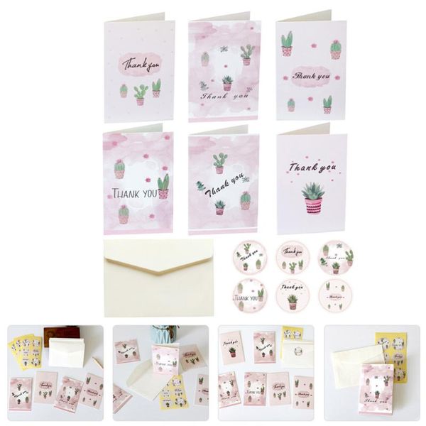 

greeting cards 4 packs printed blessing paper invitation