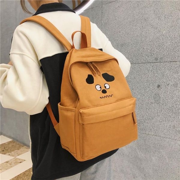 

backpack women's 2021 style cartoon printed cute schoolbag large capacity