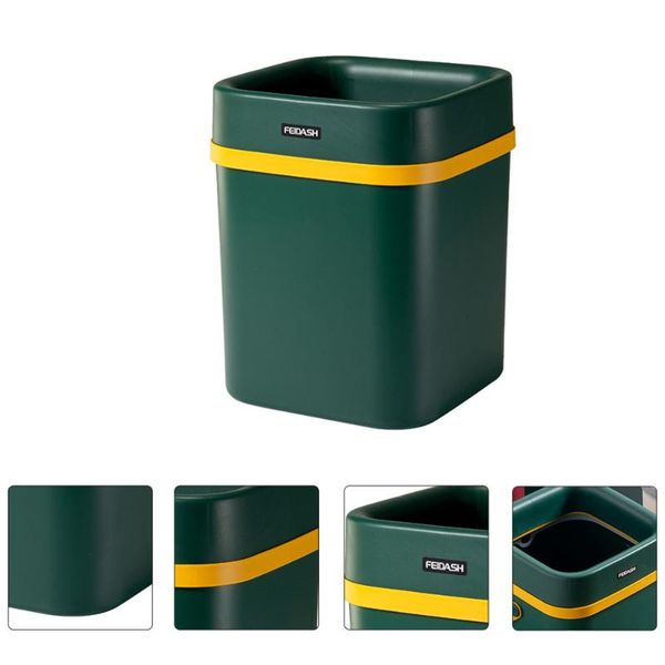 

waste bins 1pc household trash can bedroom ash-bin bucket storage container