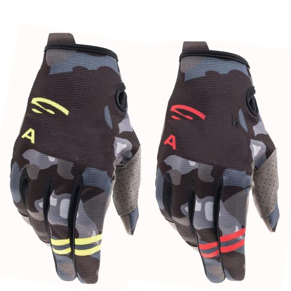 

cycling gloves 2021 motorcycle outdoor breathable full finger racing motocross glove men's mtb road bike, Black