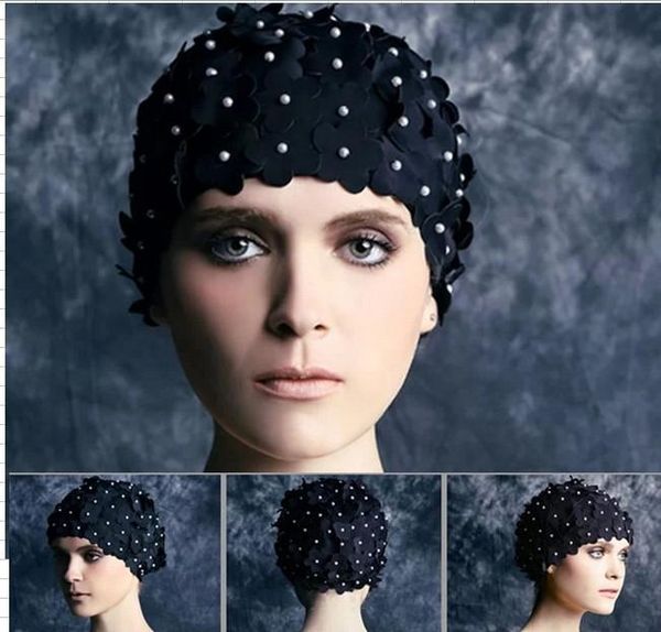 

2021 new swimming cap waterproof silicone swim pool hat for men women kids