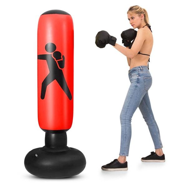 

5.2ft inflatable pvc boxing bag inflatable punching bag fitness boxing target
