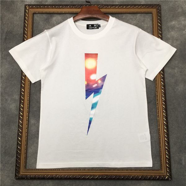 

2021 new barrett men's short-sleeved t-shirt city lights bolt rolled up women t shirts|streetwear 2191001621 x8s1, White;black