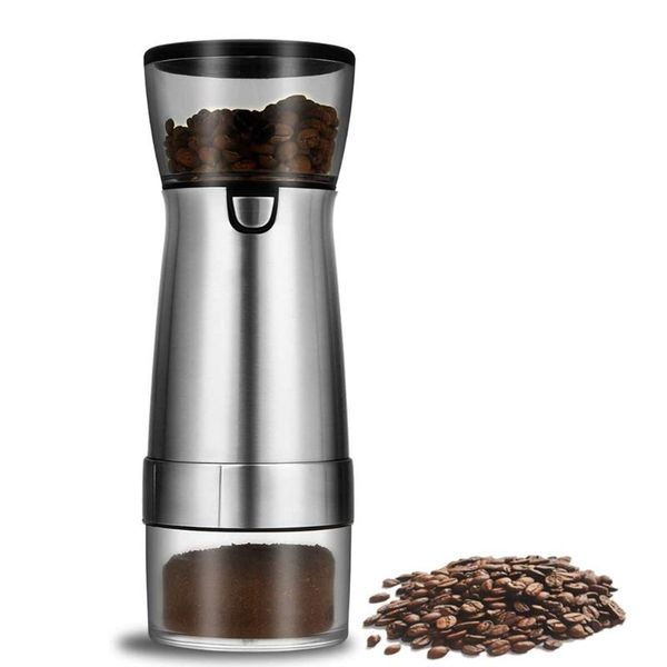 

electric coffee grinders usb rechargeable grinder stainless steel professional bean mill machine for nuts beans spices grains pepper