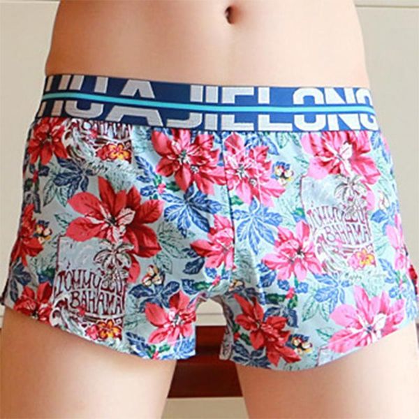 

underpants men underwear boxers shorts cotton soft breathable printed loose short home men's sleep bottoms pant, Black;white