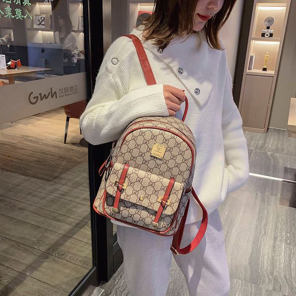 

backpack womens bag 2021 new schoolbag korean style all-match shoulder bag fashion trendy travel bag net red ocean style backpack