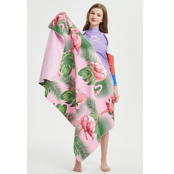 

towel absorption soft custom printed personalized microfiber beach