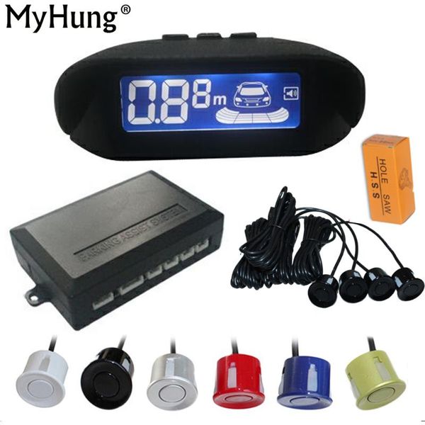 

car rear view cameras& parking sensors sensor lcd display monitor rearview assistance backup radar system 4 reverse car-styling