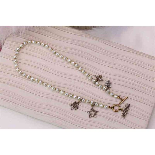 

70% off outlet online 2021 new star shaped bead necklace fashion style, Black