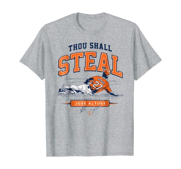 

jose altuve thou shall steal t-shirt - apparel, White;black