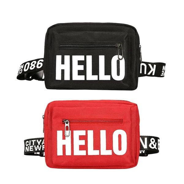 

waist bags fashion women letter print shoulder fanny chest bag crossbody