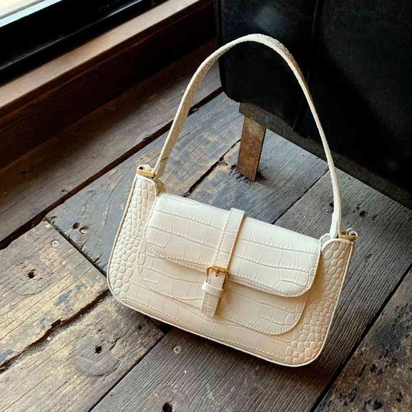 

leather women's single shoulder underarm 2021 spring and summer cowhide stick bag fashion luxury ladyshn8