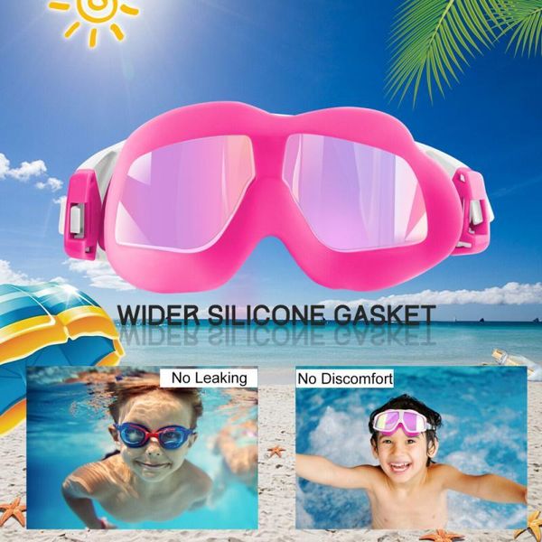 

life vest & buoy children's swimming goggles cool earplugs colorful anti-fog and anti-ultraviolet pool accessory