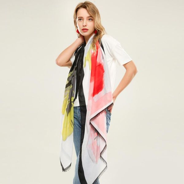 

scarves high-end packaging satin coated pattern scarf women european and american style ladies polyester women's, Blue;gray