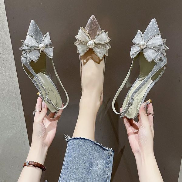 

sandals shallow mouth high heel sandal for women shoes lady 2021 suit female beige high-heeled fashion comfort black silver rhinesto
