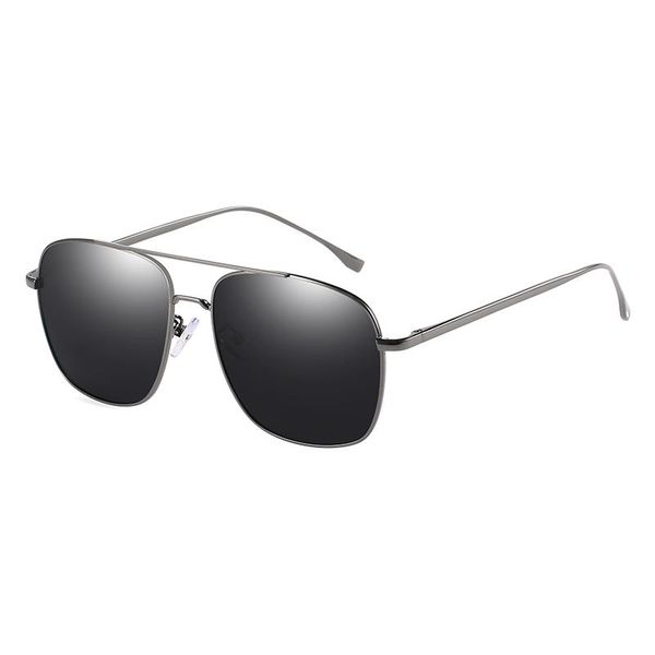 

bingking men sunglasses polarized brand design pilot alloy vintage tac lens 6321 uv400 protection eyewear, White;black