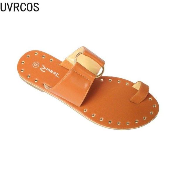 

casual women's slippers 2021 summer fashion all-match simple vamp personality buckle design trend outdoor women's slippers, Black