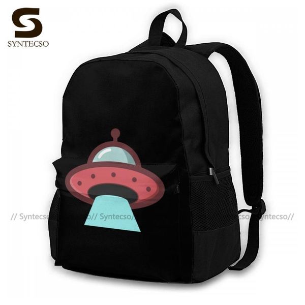 

backpack i want to believe backpacks pattern charm polyester commuter bags