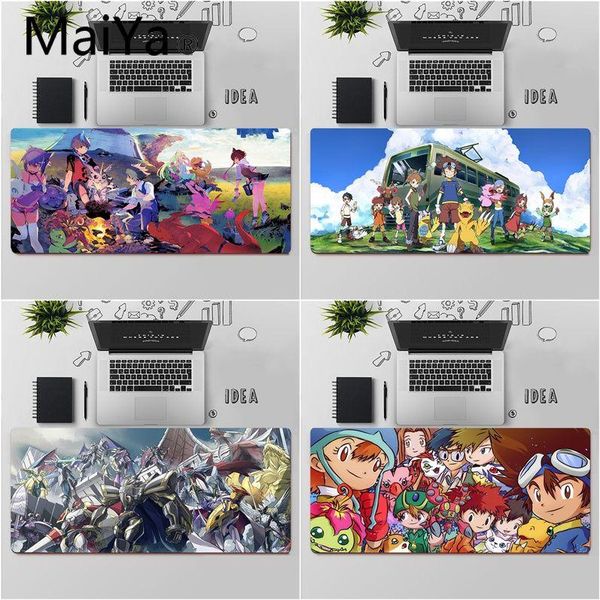 

mouse pads & wrist rests maiya cartoon digimon large pad pc computer mat keyboards