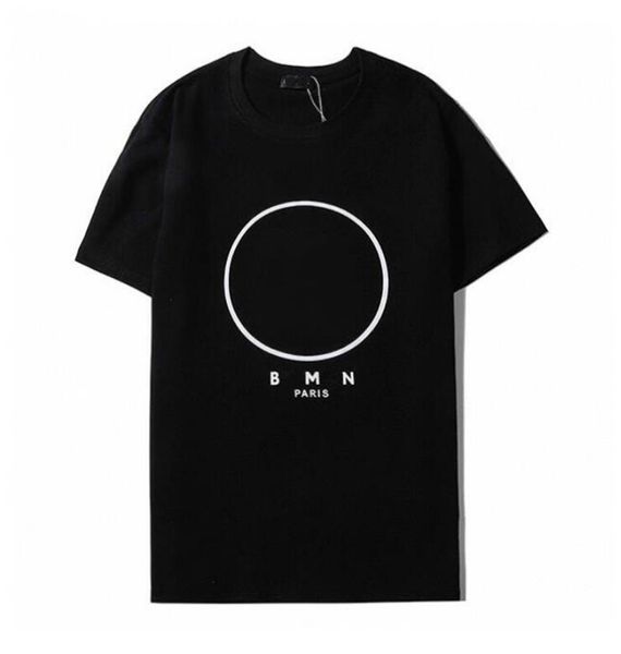 Casual de luxo de verão camisetas Mulheres de homens roupas Designer de manga curta T-shirt de alta qualidade Skate Street Wear Paris Impressão Preto Branco Tees Tamanho S ~ 2XL