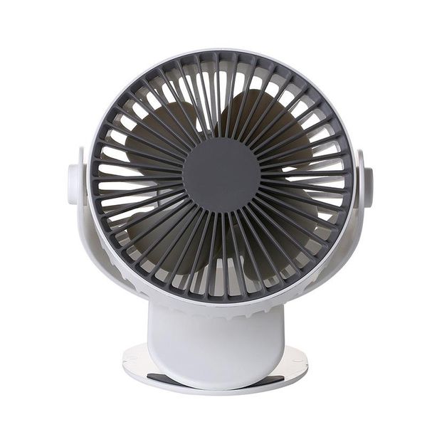 

portable mini usb deskclip fan rechargeable 4w 2000 mah battery operated 360 rotation cooling quiet fans for office bedroom