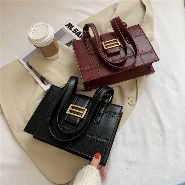 

cross body textured small bag female 2021 trendy fashion wild shoulder autumn and winter net red ocean temperament underarm