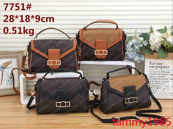 

brown flower women fashion totes handbag luxurys designers bags shoulder bag handbags crossbody purse brown leather purses