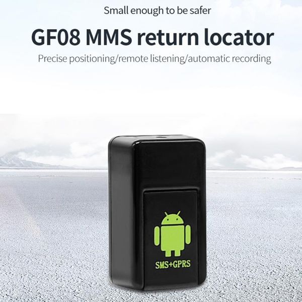 

gf08 mini gps tracker car vehicle tracking locator sim camera magnetic listening real-time monitor device for senior kids