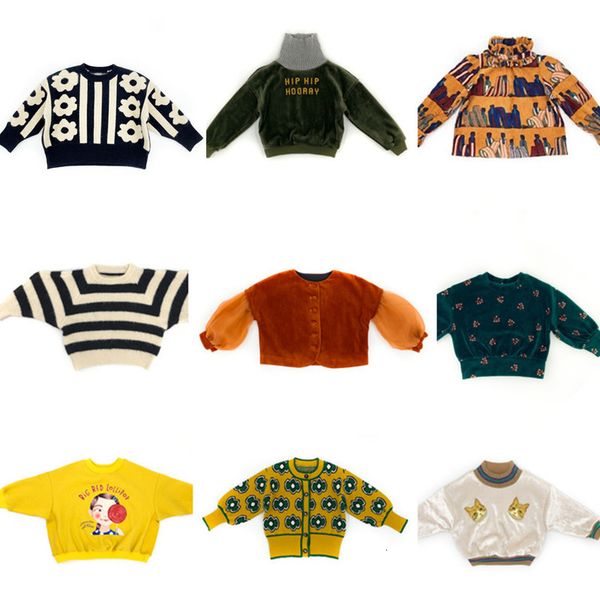 

2021 new autumn boys girls cartoon cotton t shirts mf brand children tees boy girl long sleeve sweater kids jacket baby clothes ot9k, Blue