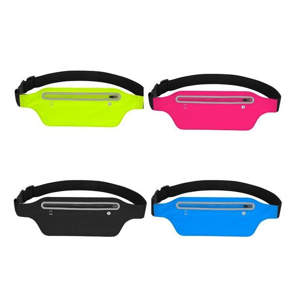 

outdoor bags running waist bag waterproof mobile phone holder jogging belt belly women gym fitness lady sport accessories