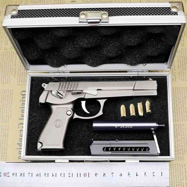 

23all metal simulation large toy children live ammunition disassembly gun model 1:2.05 no bullets
