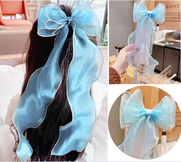 

all match elegant 10 styles hairband solid color hair-bow girls hair accessory barrettes, Slivery;white