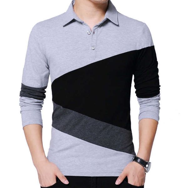 

men's polos plus size 5xl spring autumn long sleeve male fit casual fashion slim fitted polo shirts 2epo, White;black
