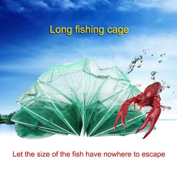 

fishing accessories shrimp cage net catcher trap foldable portable for crab crayfish lobster nin668