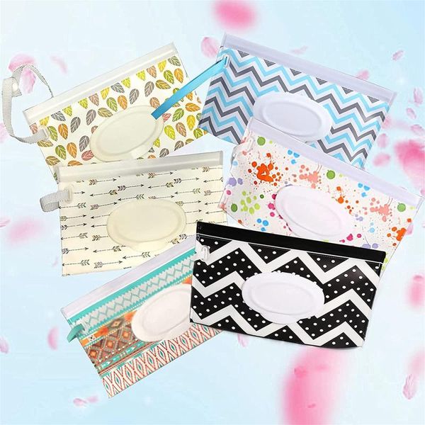 

storage bags wet wipes pouch reusable refillable container travel case bag dispenser for baby high quality