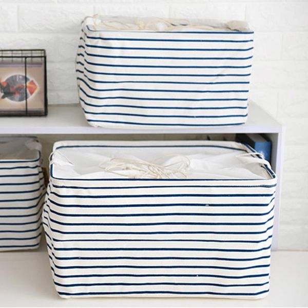 

storage baskets square laundry basket large fabric clothes collapsible drawstring hamper with handle sundries toy