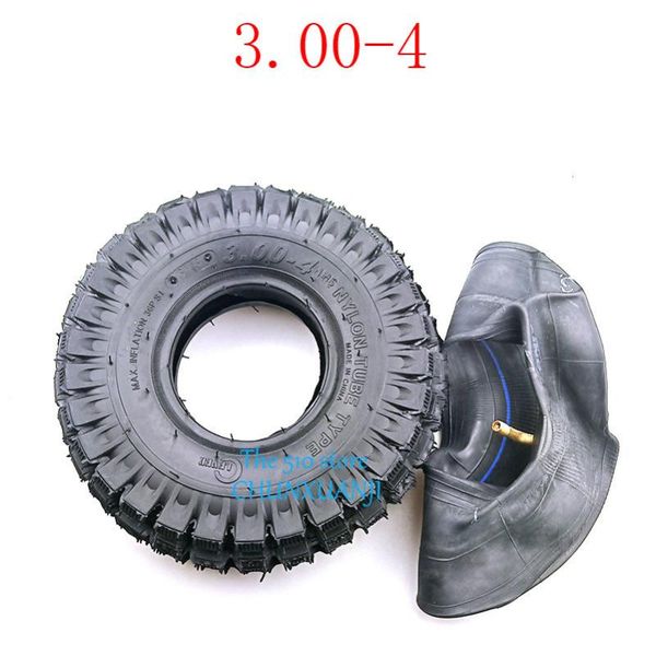 

motorcycle wheels & tires 10*3 inch tyre 3.00-4 inner tube and outer tire for knobby scooter go kart electric highway