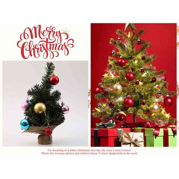 

factory outlet christmas decoration 24pcs/lot christmas tree decor ball bauble hanging xmas party ornament decorations for home christmas de